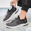 Autumn new products men's single shoes fly-woven socks casual shoes soft sole light air cushion sports shoes