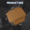 Center Console Cover, 12.2"×8.27"×4.8" Arm Rest Cover for Car, Leather Brown