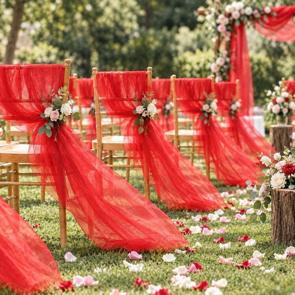 70CMx9M Wedding Backdrop Curtain Multi-clolor Event Decoration Fabric For Festival Celebration