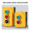 Waterproof Emergency Stop Control Box with Indicator Lights (2-3 Hole)