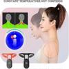 Ultrasonic Portable Lymphatic Soothing Body Shaping Neck Instrument, Ems Neck Acupoints Lymphvity Massager Device Black