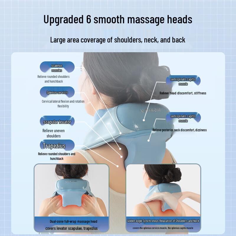 R8 Shoulder and Neck Massager CN Plug (adapter Included)