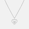 METROCITY JEWELRY Cuore White Necklace A241BN1037WPA