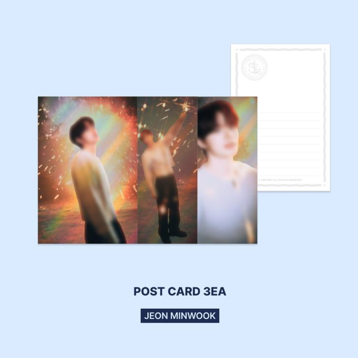 Vorbestellung CLOSE YOUR EYES 2026 Season's Greetings MD Hologramm Postkartenset