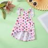 Pet Summer Puppy Dog Cat Cute Fresh Floral Dress Comfortable Pet Skirt