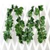 1/2M Artificial Rattan Strips Plant Simulated Leaves Indoor and Outdoor Decoration Plant Home Wall Hanging Decoration
