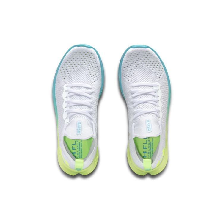 (WMNS) Under Armour FLOW Velociti SE CN 'White Neon Yellow' Women's 3025711-112