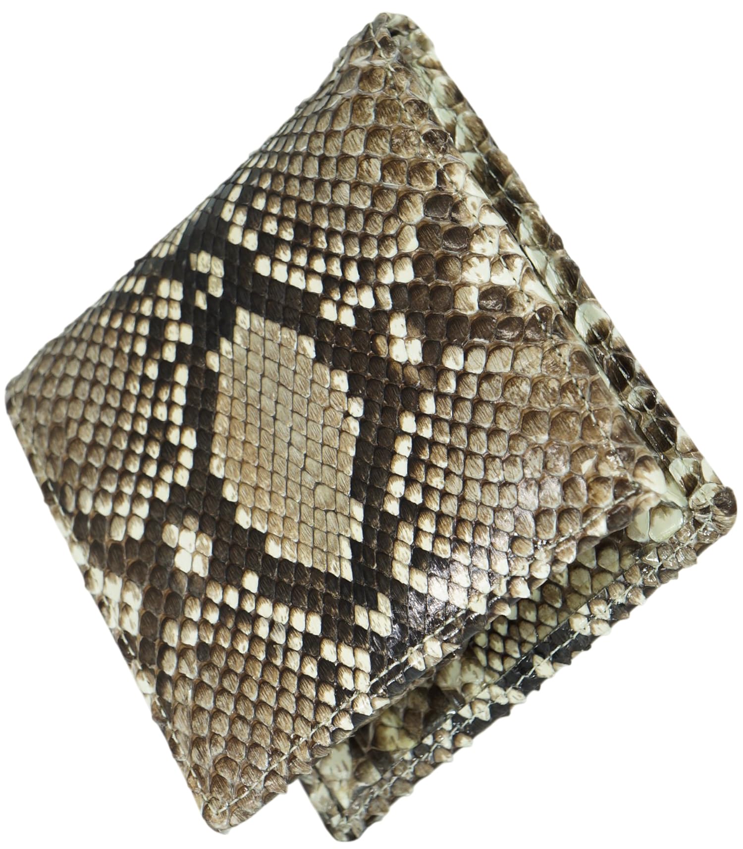 Natural Diamond Python Snake Leather Wallet