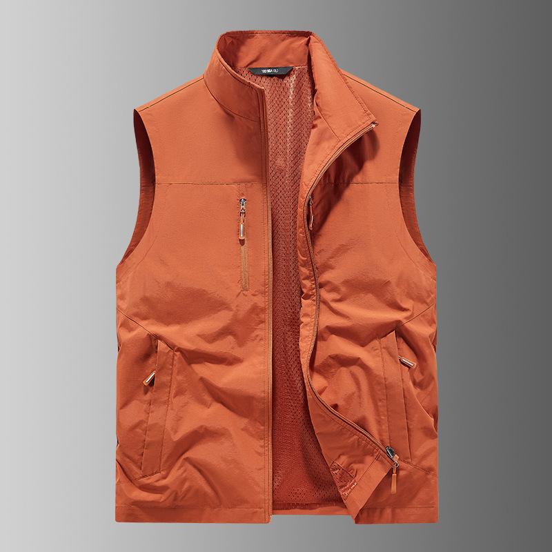 Outdoor QuickDrying Vest Men'S Spring, Summer And Autumn MultiPocket Thin Tooling Vest Vest Vest Vest Casual Jacket