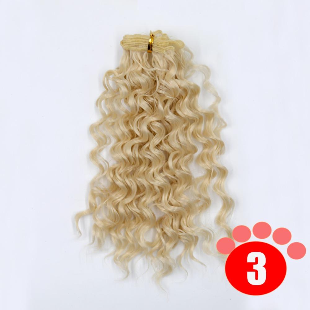 Gradient Color BJD SD Doll Hair Curly Hair Blyth Doll Wigs Accessories  Wig Making