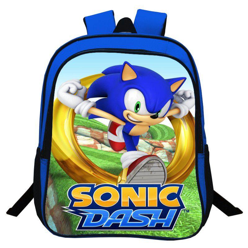 Sonic The Hedgehog 2 Children's Backpack For School Travel Colorful Artwork Unisex Design