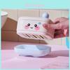 Plastic Soap Dispenser Box With Lid For Bathroom Storage And Drainage