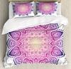 Hippie Mandala Duvet Cover Single King Geometric Comforter Cover Bohemian Style Flower Bedding Set Exotic Tribe Bedroom Decor