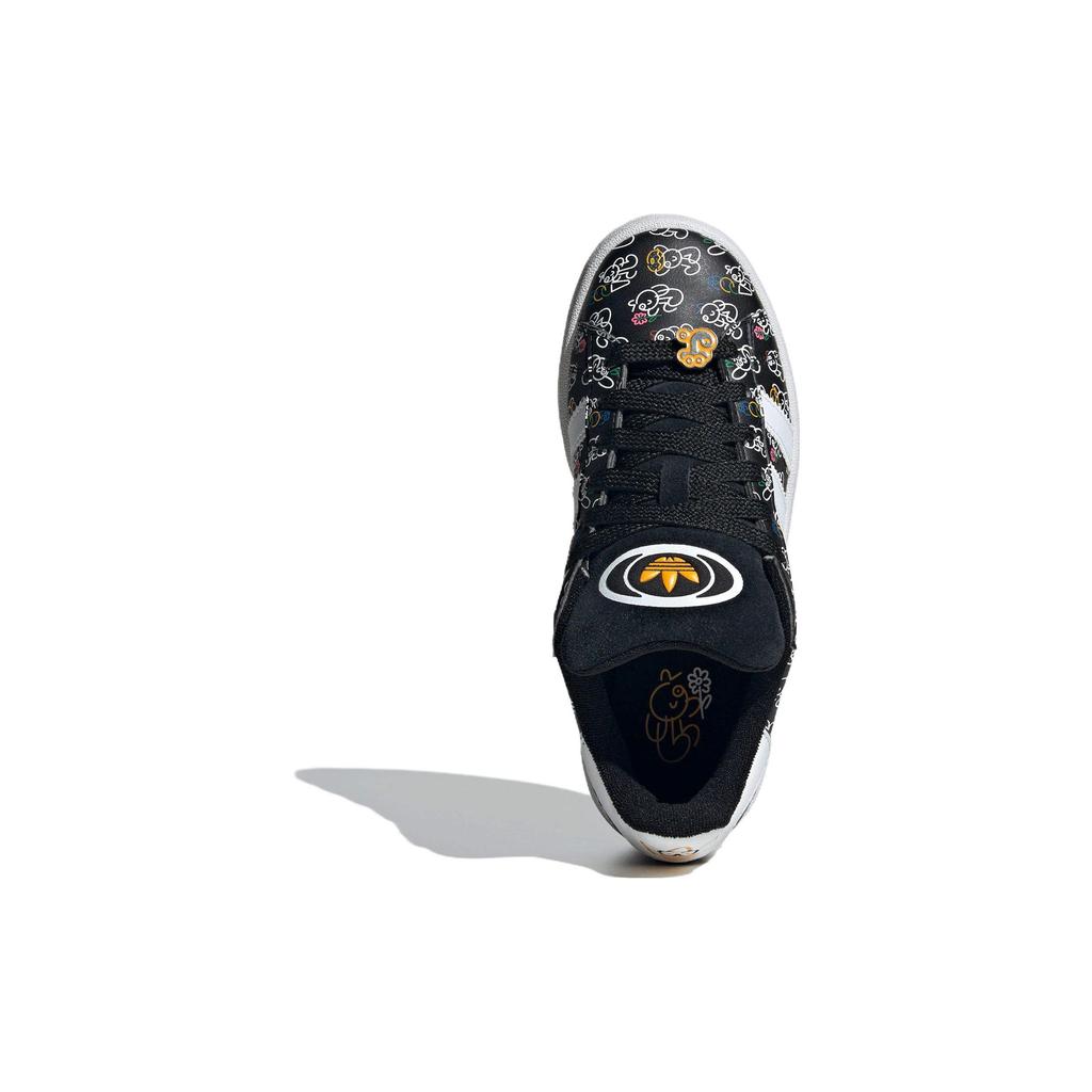 James Jarvis x Adidas Campus 00s J Allover Characters Kids Sneakers Black Core-Black Cloud-White ID9861