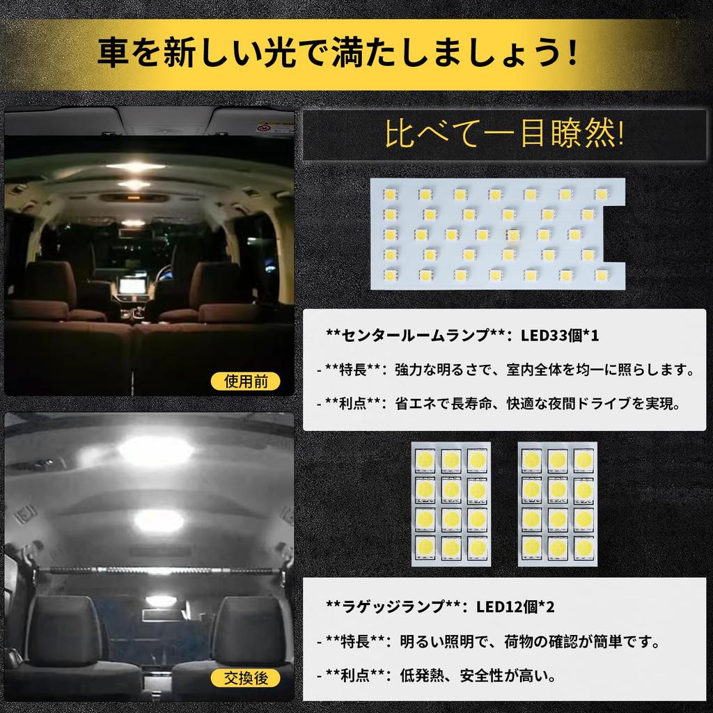 TORIBIO 90 Series LED Room Custom Design for 90 Series Custom White 90 Series Interior Rear Center Luggage OEM No Modification Easy Installation In 10