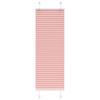 Pleated Blind Pink 40x100 Cm Fabric Width 39.4 Cm Polyester