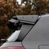 Compatible with Golf 8 MK8: Oettinger Rear Spoiler Winglets, Side Skirts, Rear Diffuser in Glossy Black Carbon Fiber Pattern