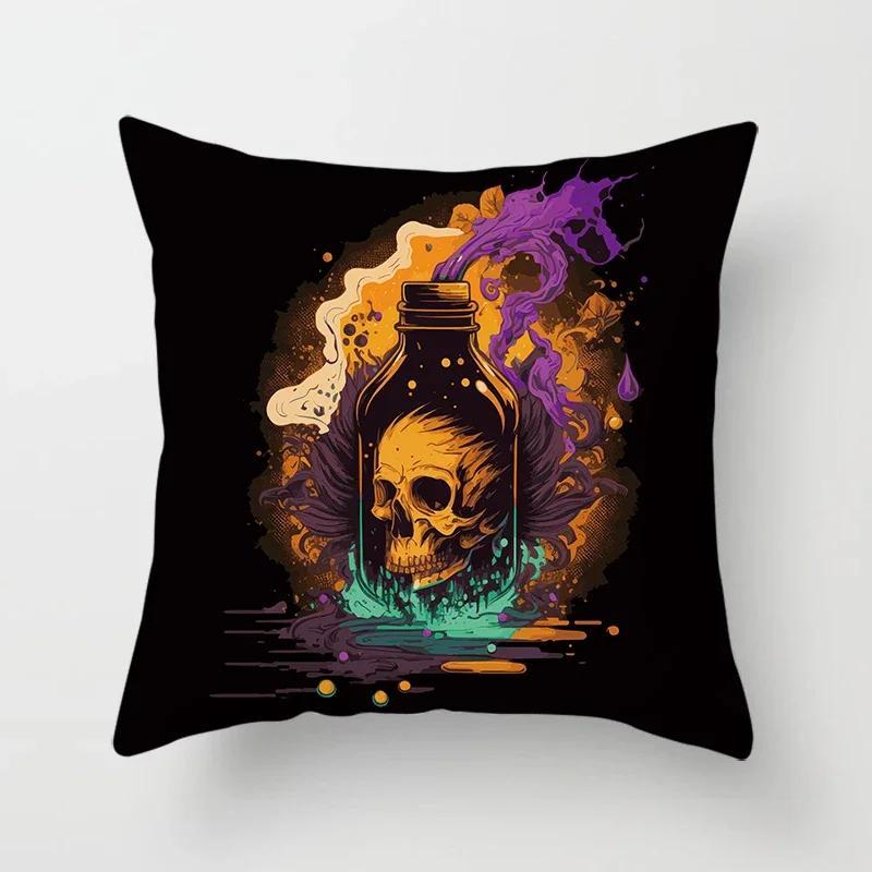 Fashion  Bottle Pillowcase Decoration Printing Square  Car Sofa Fashion Cushion Cover  Home Improvement