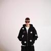 2025 Star Dark Street Style Unisex Hooded Zip-Up Cardigan Sweatshirt