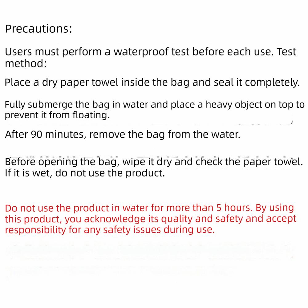 Transparent Hanging Neck Phone Bag PVC Floating Phone Dry Cover Mobile Phone Pouch Diving