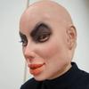 Lateks maske Cadılar Bayramı başlığı, güzellik başlığı, yaratıcı maske, lateks kel güzellik başlığı, takılabilir
