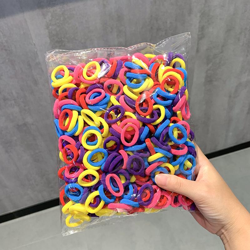 Elastic Hair Tie for Children and Women - Soft, Hair-Friendly Rubber Bands for Little Girls and Babies