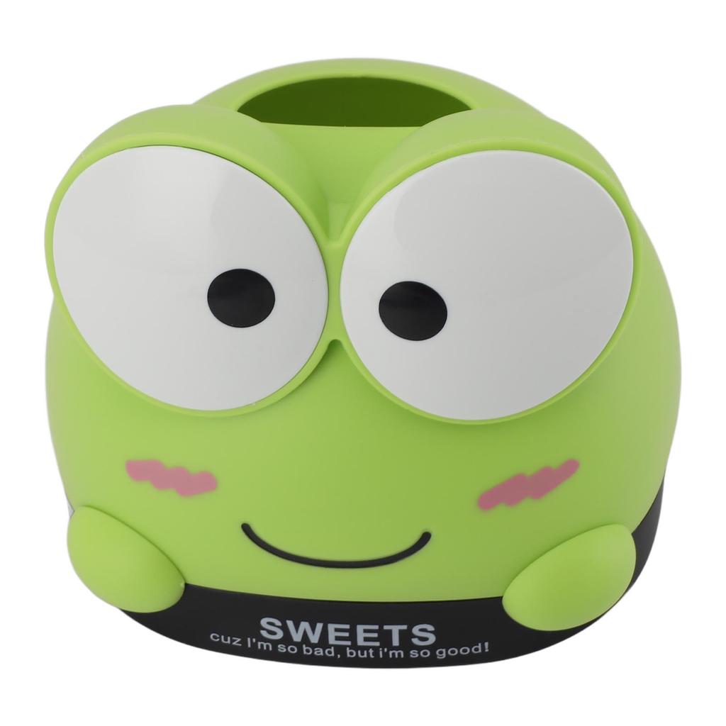 Niedlicher Frosch Taschentuchbox Abdeckung PP Cartoon Tier Schreibtisch Servietten Spender Taschentuchhalter Box für