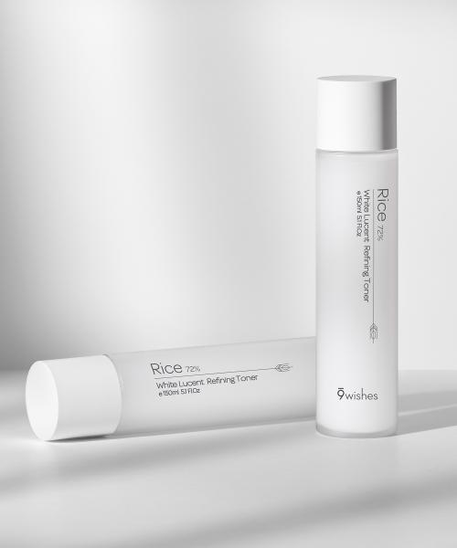Nine Wishes Rice 72 Refining Toner 150ml+150ml [2PACK Whitening] NONE