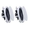 VEVOR In Ceiling Speakers, 203.2 Mm, In-Ceiling & In-Wall Speaker System, Hi-Fi Sound, 150W Peak, 2-Way Flush Mount Speakers