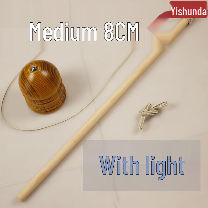 Luminous Solid Wood Spinning Top