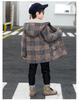 Boys' Fleece-lined Cotton Jacket & Plaid Woolen Coat - 2025 New Style