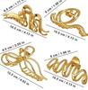 High-End Metal Butterfly Hair Clip for Women - Large, Elegant 2024 Style Shark Clip