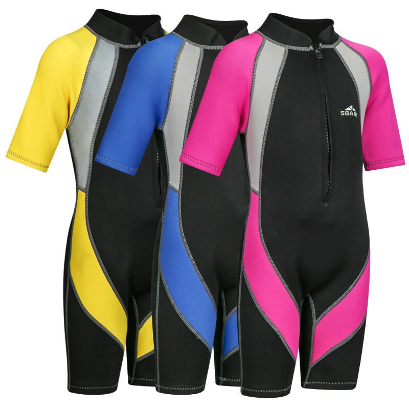 SBART Kids 2mm Snorkeling One-Piece Swimsuit S-XL