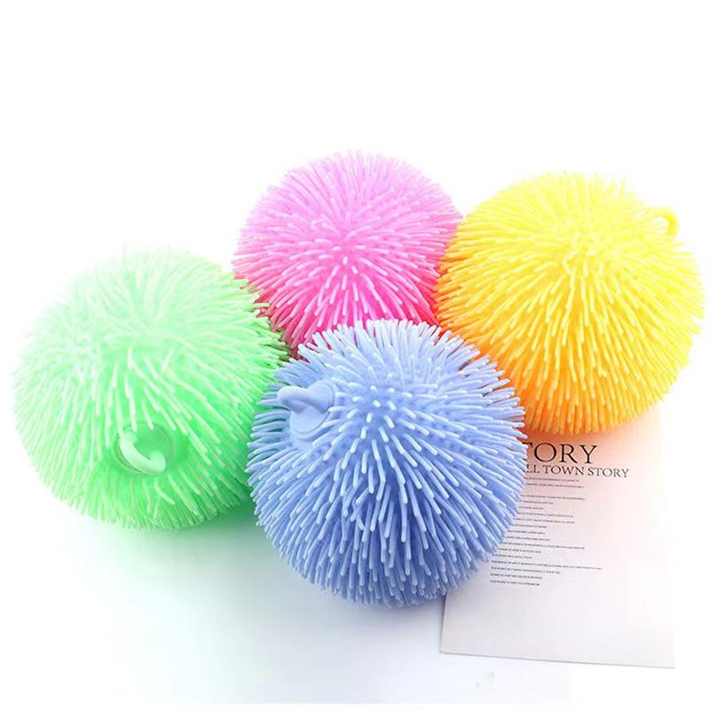 

Glow-in-the-Dark Fuzzy Stress Ball - Small Children s Toy and Gift