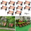 0.79*0.55*0.35inch/2*1.4*0.9cm Model Park Bench 10Pcs 1:87 Brand New