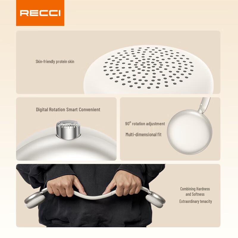 Recci REP-W95 Over-Ear Noise-Cancelling Wireless Headphones