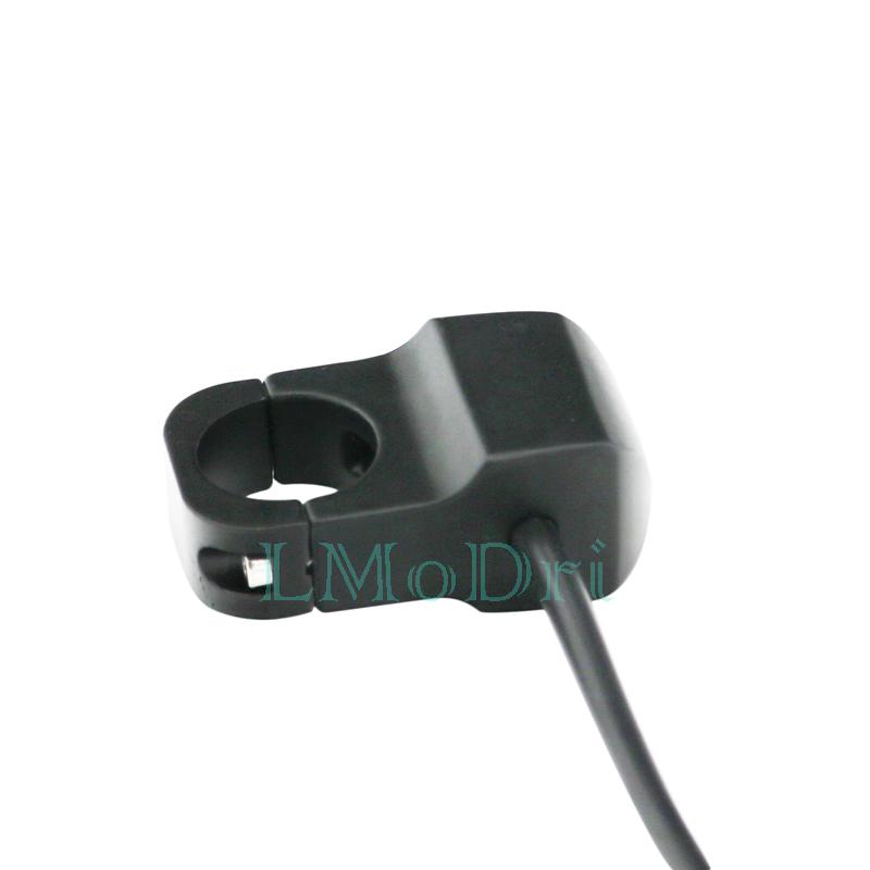 LMoDri Motorcycle Switches 7/8" 22mm Handlebar Mount Switch Headlight Hazard Brake Light Power ON-OFF With Indicator