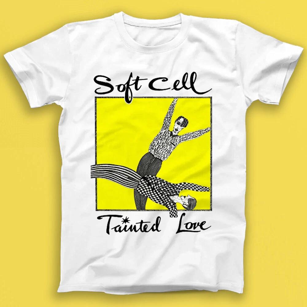 Soft Cell Tainted Love Синти-поп Новая волна Музыка Подарок Футболка Т-Ширт 1999 4XL