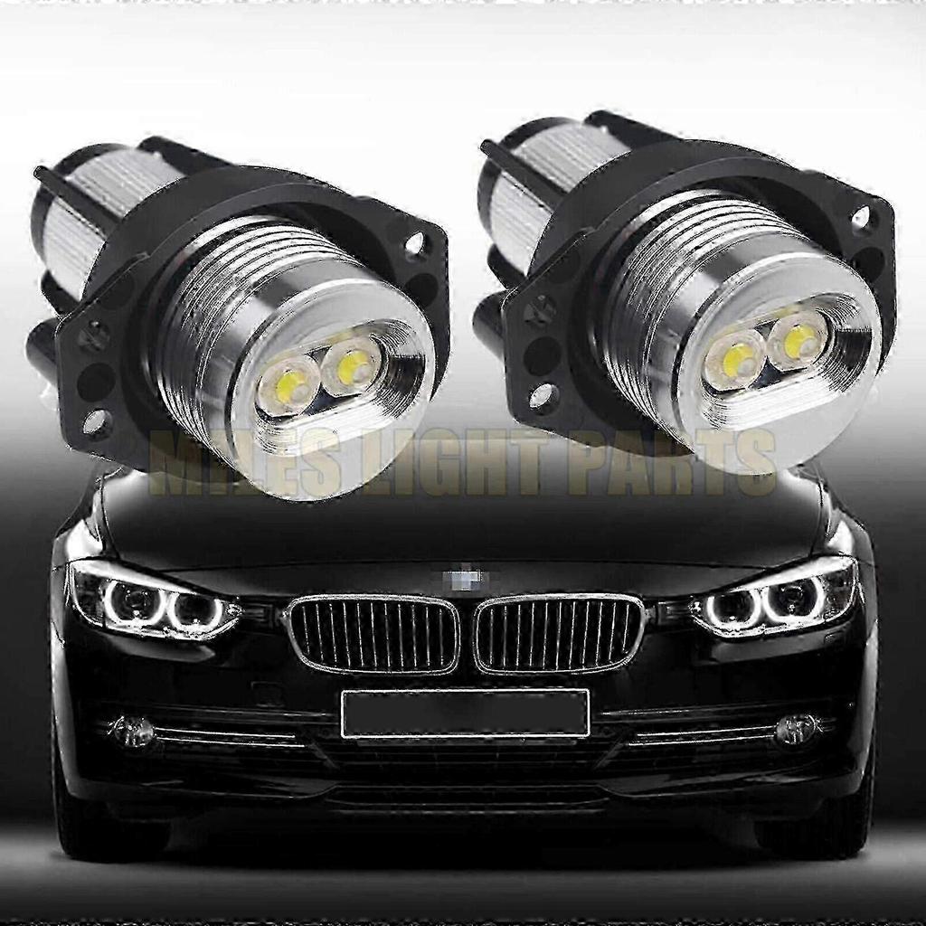 LED Angel Eyes Sada světlometů Kompatibilní s BMW E90 E91 6000K Xenon Bílá Denní Svícení Upgrade Žárovky