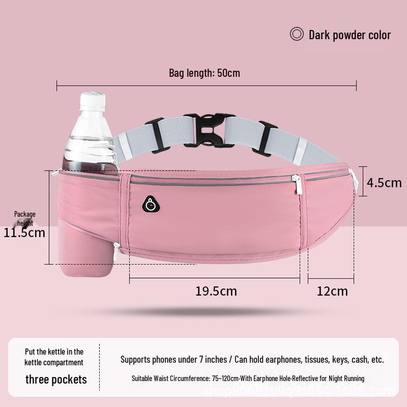 Waterproof Unisex Sports Waist Bag for Running, Travel, Fitness & Hiking