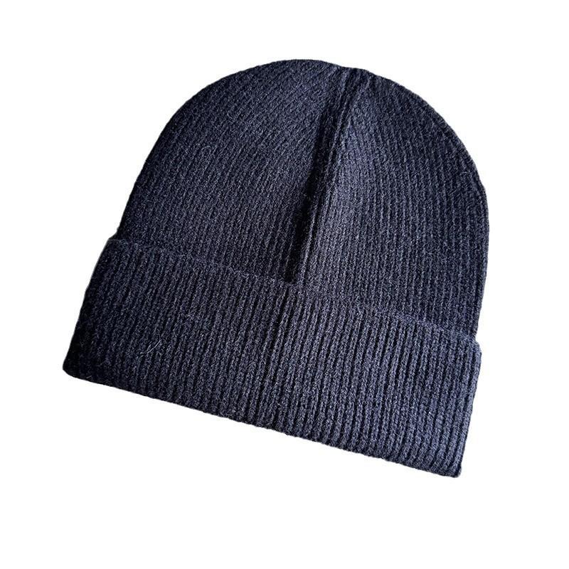 Knitted Beanie Hat Men Women Winter Warm Streetwear Casual Couple Cap