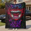 1PC Suicide Squad Outdoor Flannel Blanket Soft Plush Decor for Picnics, camping,Bedroom, Playroom, Office1192A