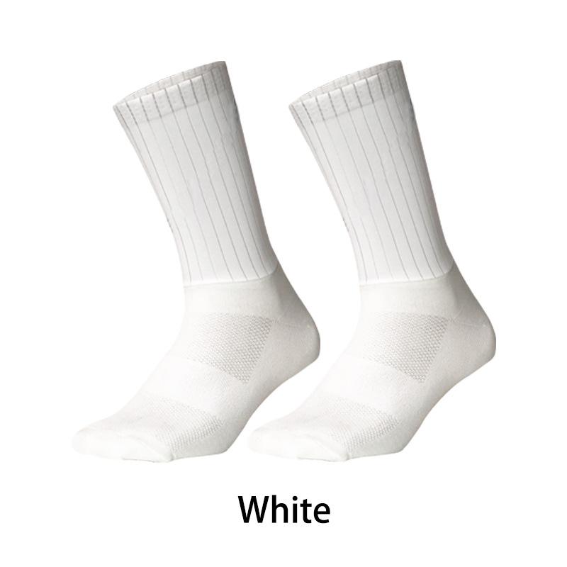 Cycling Socks Aero Anti Slip Silicone Sports Bike Socks Men Breathable Mesh Running Racing Bicycle Socks MTB Calcetines Ciclismo