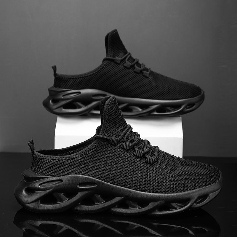 Yrzl Half Slippers Men Casual Shoes Men Breathable Mesh Lightweight Sports Outdoor Slip On Cushioning Walking Half Shoes Man