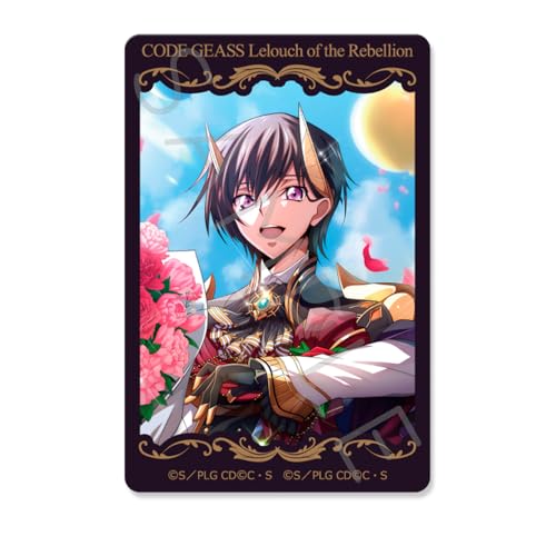 Code Geass: Lelouch of the Rebellion" 4th Clear Card Sticker A [10 Trading Types] 10-Piece Box