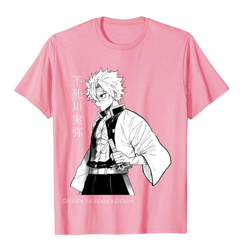 Classic Photo Sanemi Demon Anime Premium Cotton Boy Top T-Shirts Japan Style Tops T Shirt Funny Normal
