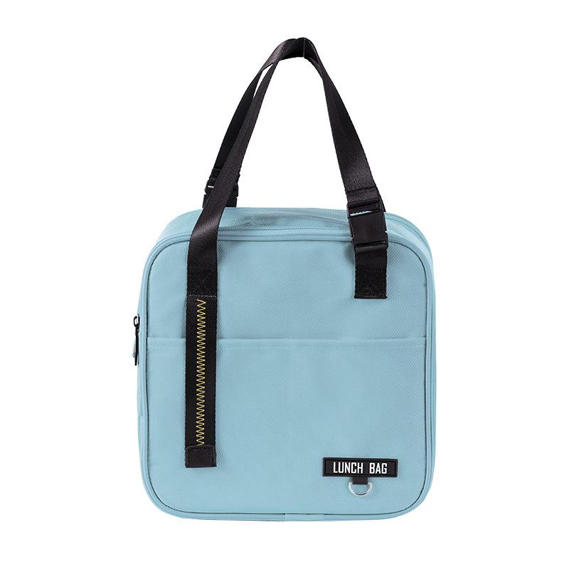 Thermal Lunch Box Bag Large Capacity Picnic Pouch Zipper Food Carrier Tote Bento Storage Bag Container for Women Cooler Handbags