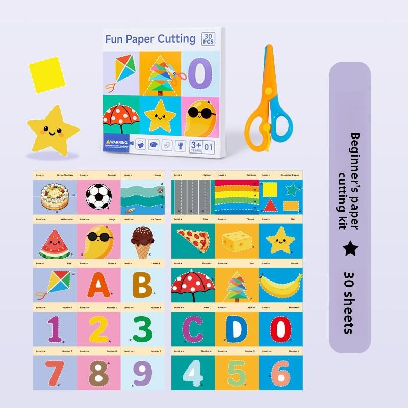 

Childrens Animal Theme Paper Cutting Game For Early Learning And Development Beginner