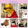 Natürliche und umweltfreundliche Pferdekopfmaske für Halloween und Kostümpartys