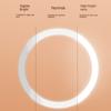 Rotation LED Makeup Mirror 3 Color Lights Lighted Desktop Mirrors Vanity Mirror with Lights  Women